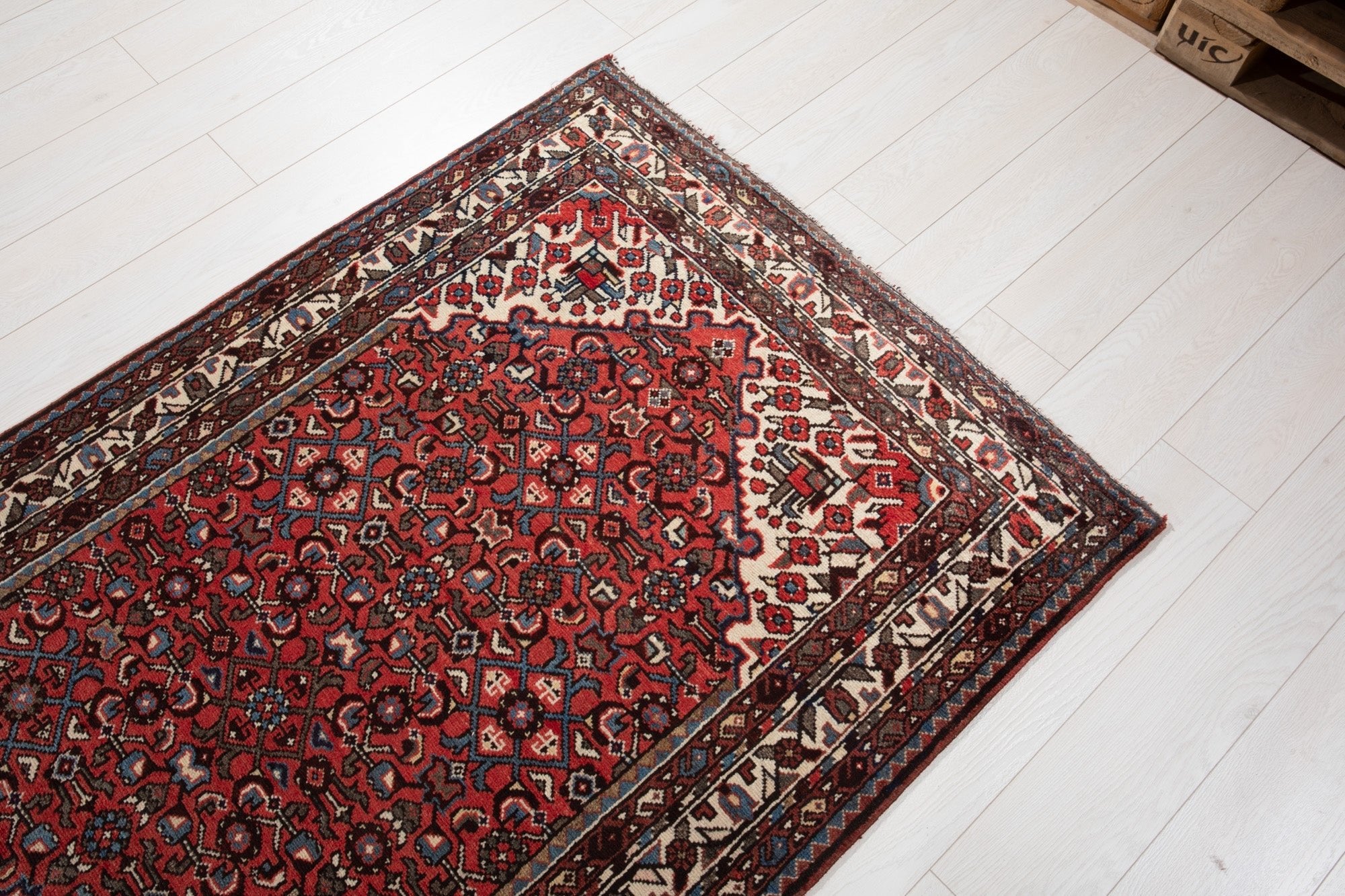 Hand-Knotted Vintage Wool Runner Rug – 11' 1" x 3' 7" (339 × 110 cm) - Yasi & Fara