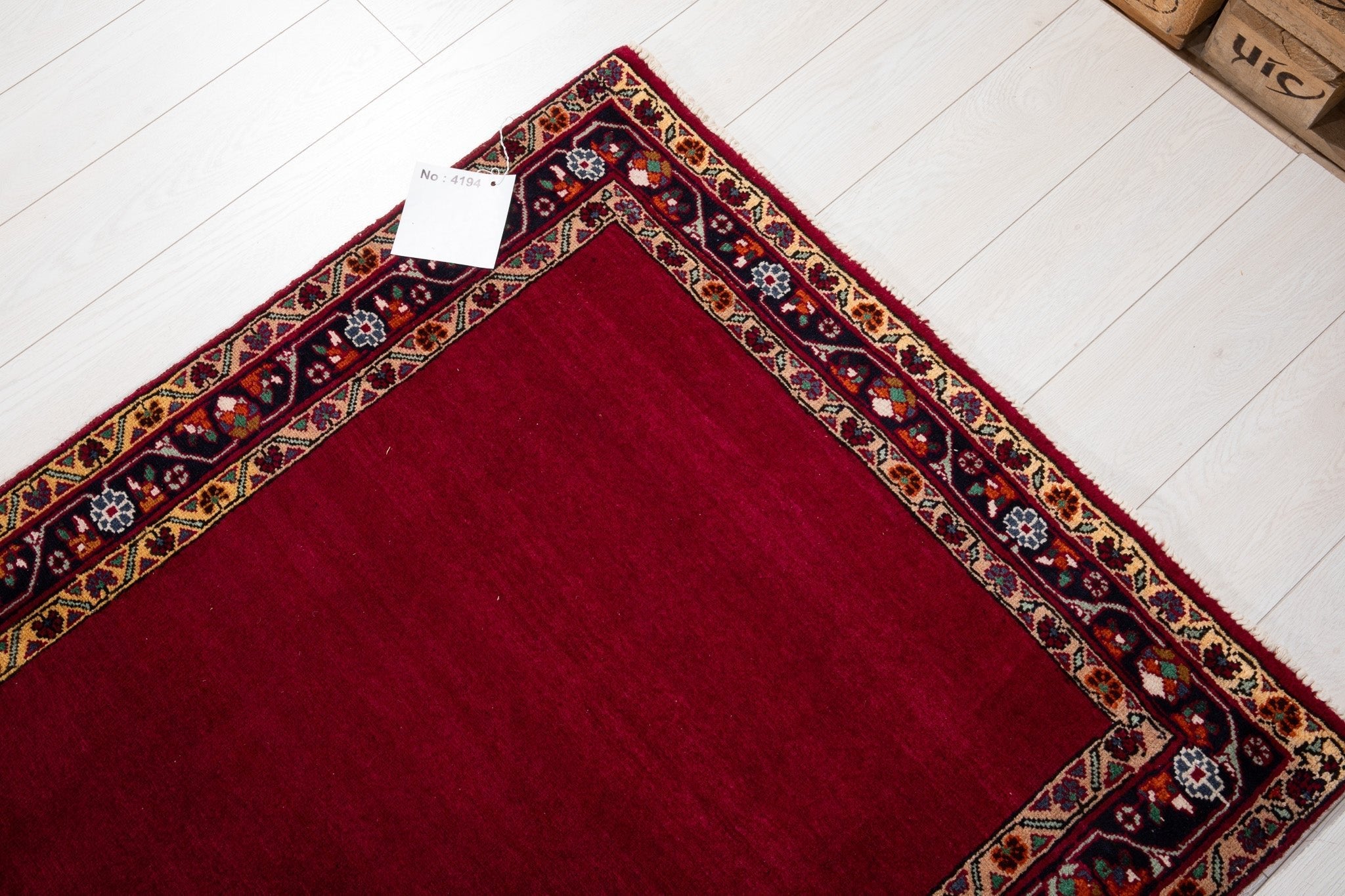 Hand-Knotted Vintage Wool Runner Rug – 13' 10" x 3' 5" (422 x 105 cm) - Yasi & Fara