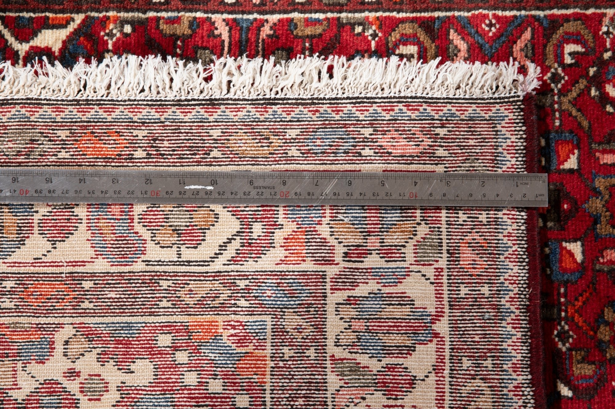 Hand-Knotted Vintage Wool Runner Rug – 9' 9" x 3' 8" (297 x 113 cm - Yasi & Fara
