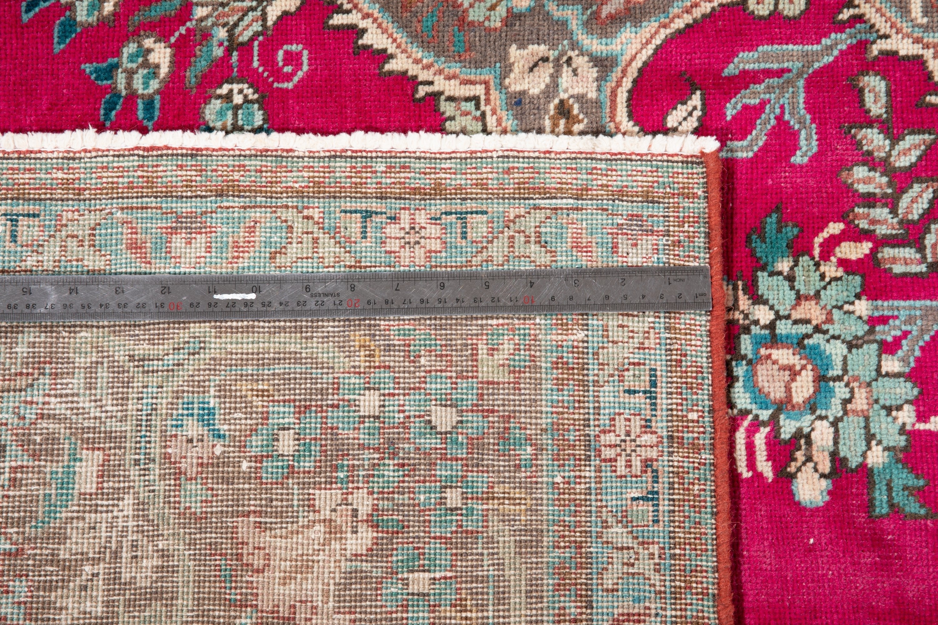 Hand-Knotted Vintage Large Wool Area Rug – 11' 3" x 8' (342 x 245 cm) - Yasi & Fara