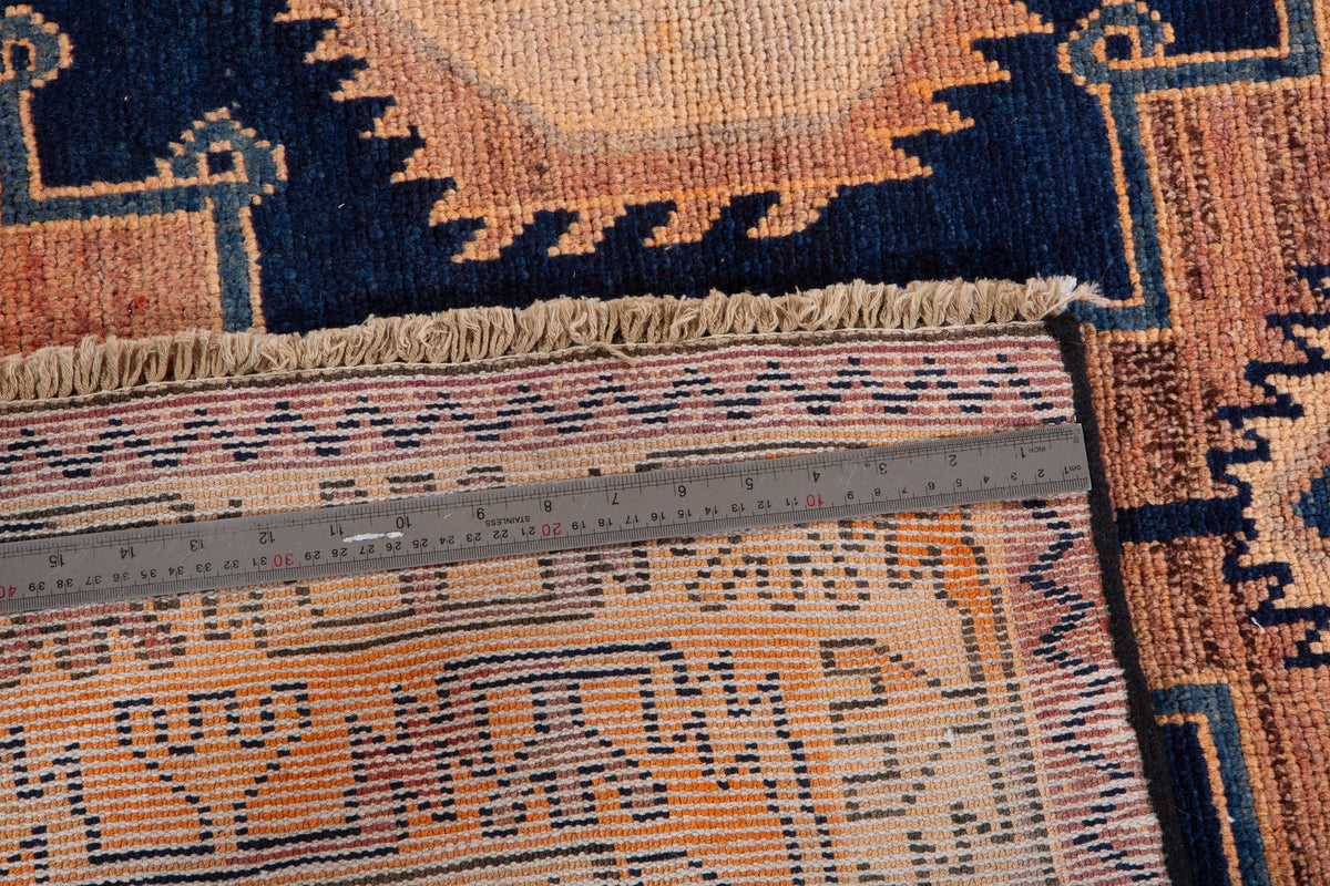 Collectible Antique Copper Hand-Knotted Wool Rug – 8' 2" x 4' 10" (250 x 148 cm)