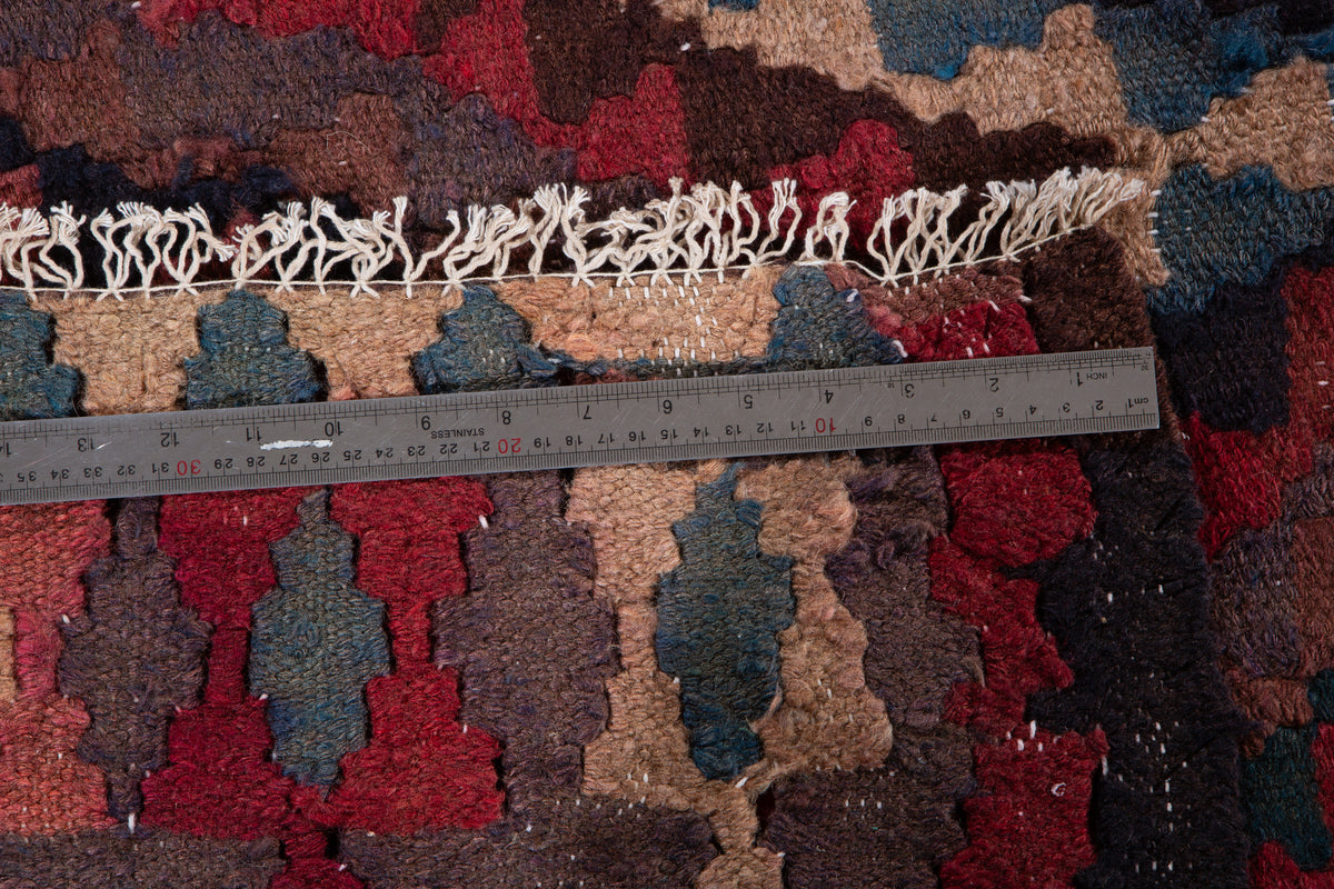 Vintage Multicolour Handwoven Kilim – 11' 1" x 5' 9" (337 x 174 cm)