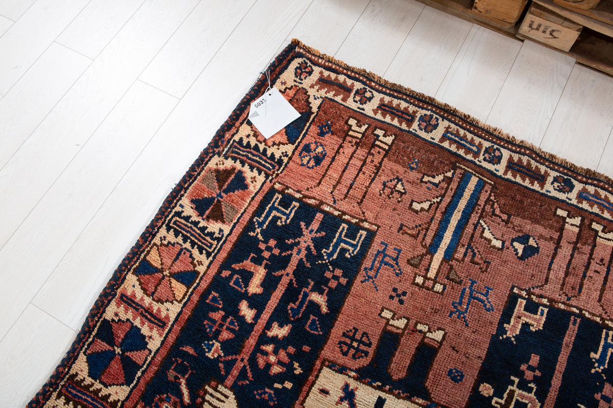 Antique Copper Hand-Knotted Wool Rug – 13' 1" x 4' 3" (399 x 129 cm)