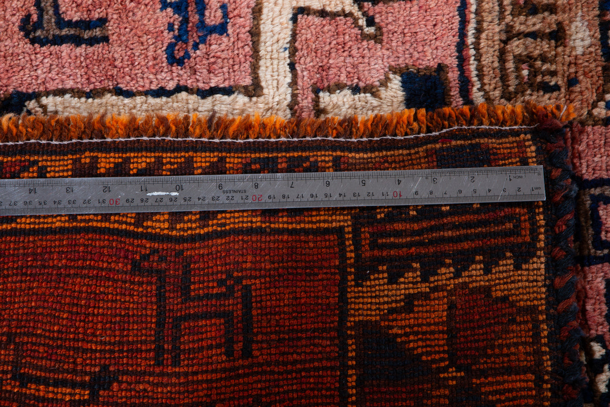 Antique Copper Hand-Knotted Wool Rug – 13' 1" x 4' 3" (399 x 129 cm)