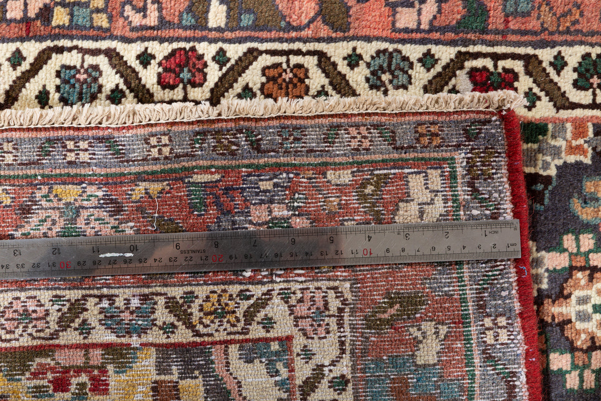 Vintage Runner Rug, Faded Navy – 9' 3" x 3' 4" (283 x 101 cm)