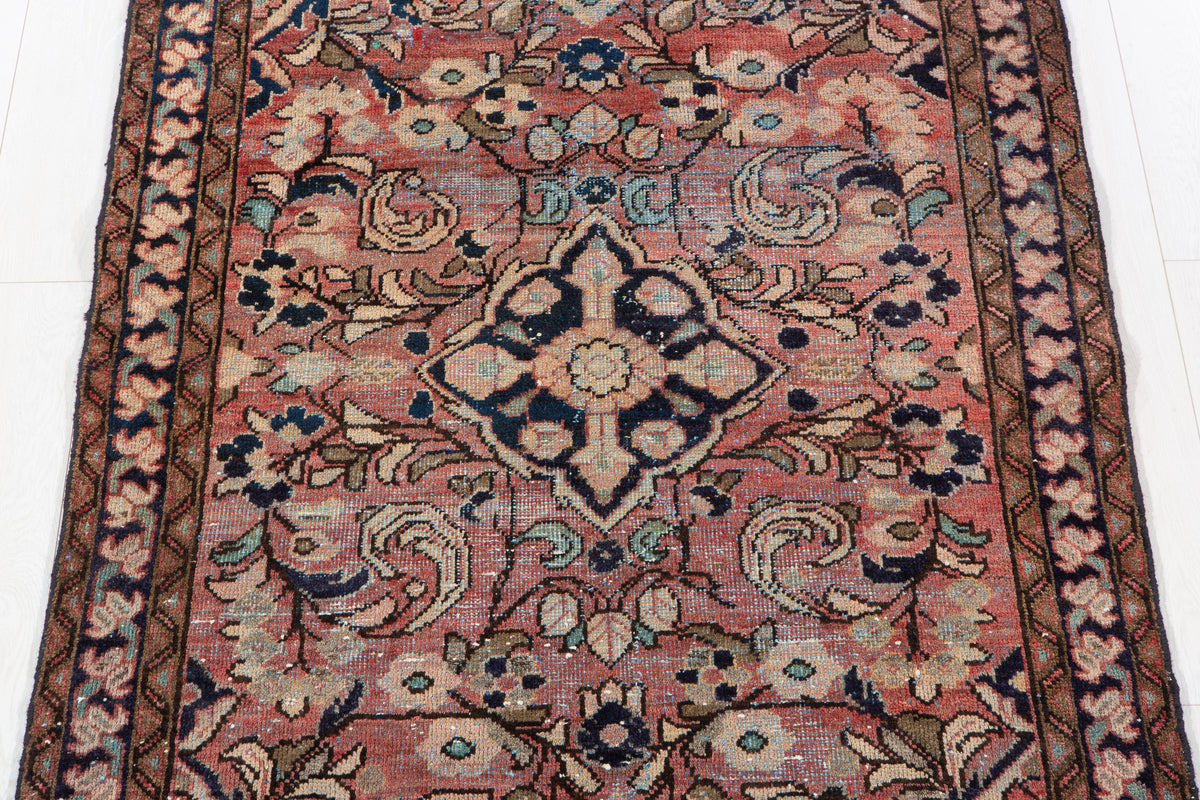 Antique Pink Hand-Knotted Wool Rug – 6' 3" x 4' 0" (191 x 123 cm)
