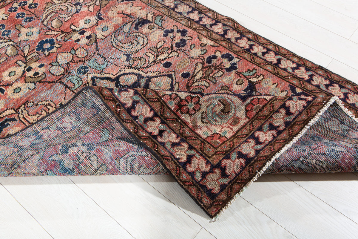 Antique Pink Hand-Knotted Wool Rug – 6' 3" x 4' 0" (191 x 123 cm)