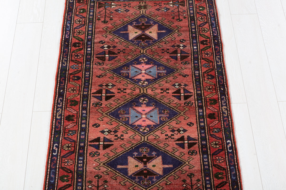 Small Vintage Rust Red Rug – 5' 0" x 2' 9" (153 x 85 cm)