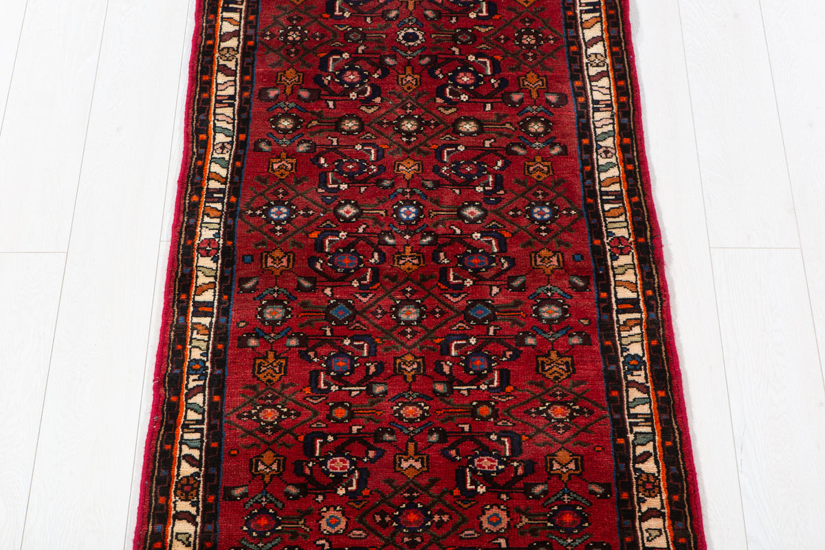 Vintage Red Rug – 6' 2" x 2' 7" (189 x 78 cm)
