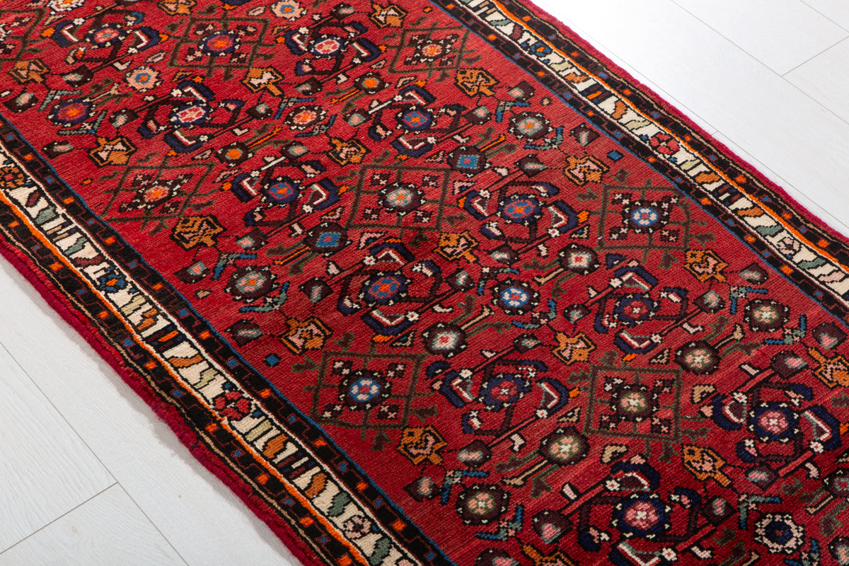 Vintage Red Rug – 6' 2" x 2' 7" (189 x 78 cm)