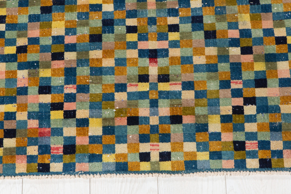 Mini Antique Multicolor Rug – 3' 1" x 1' 8" (93 x 52 cm)