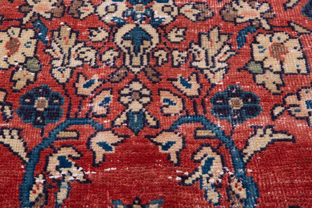 Small Antique Red Rug – 3' 1" x 1' 9" (95 x 54 cm)