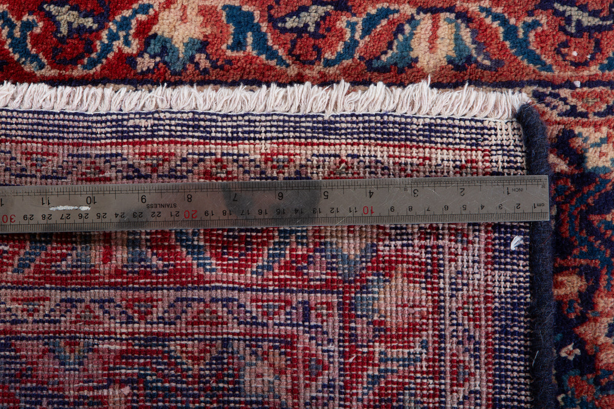 Small Antique Navy Blue Rug – 5' 3" x 2' 6" (160 x 75 cm)