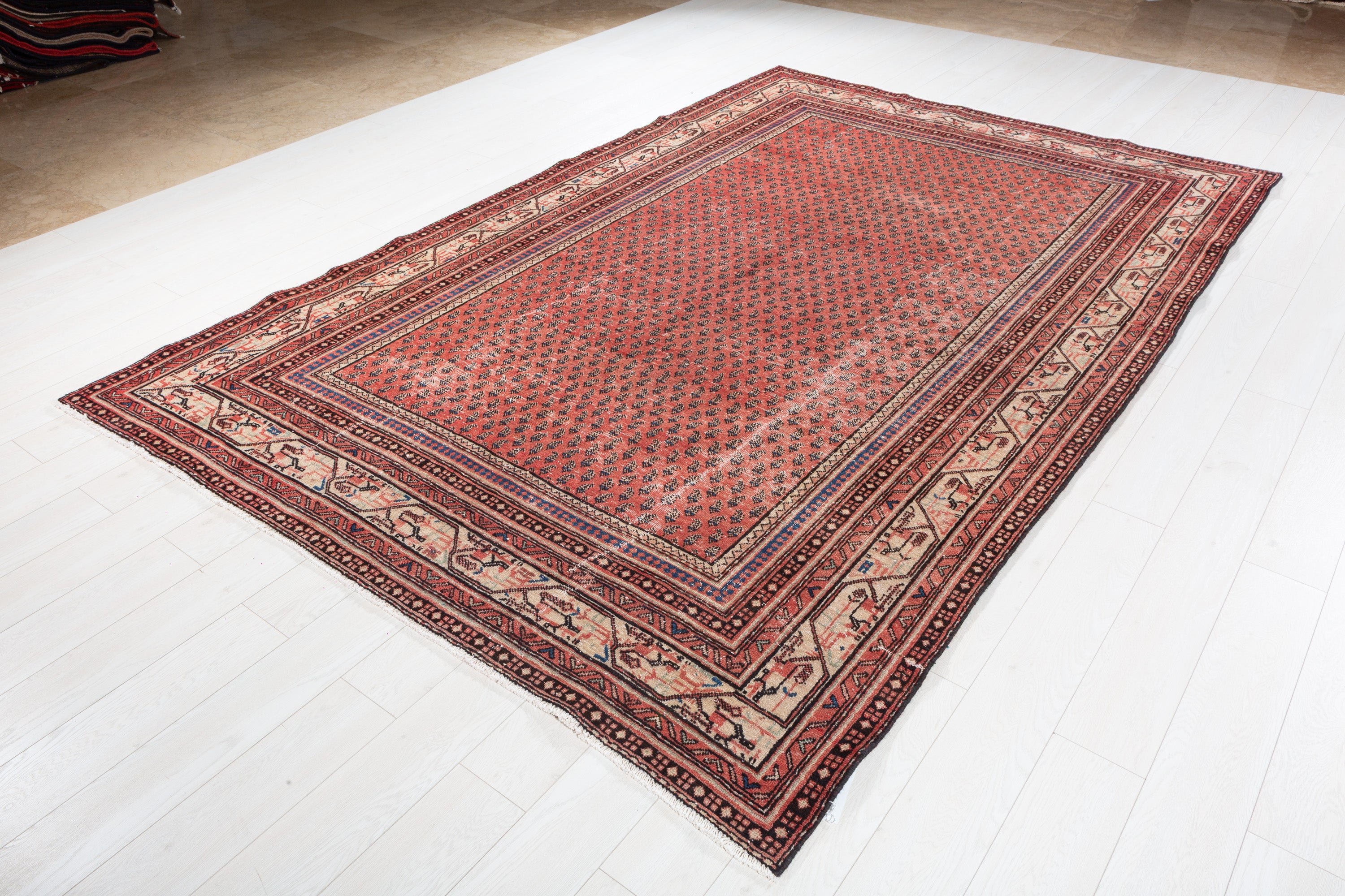 Vintage Red Allover Rug – 10' 0" x 6' 8" (305 x 203 cm)