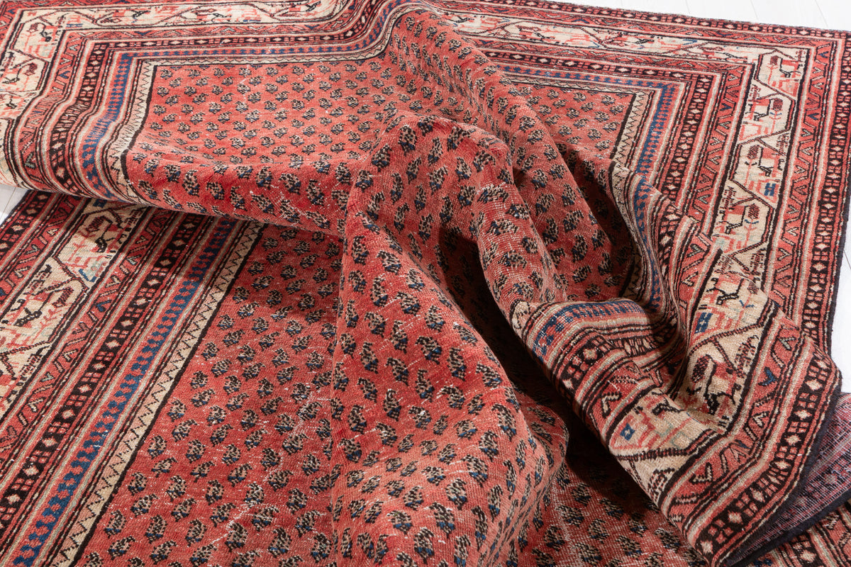 Vintage Red Allover Rug – 10' 0" x 6' 8" (305 x 203 cm)