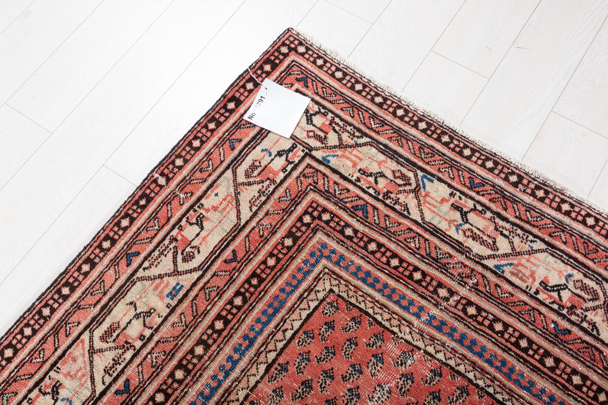 Vintage Red Allover Rug – 10' 0" x 6' 8" (305 x 203 cm)