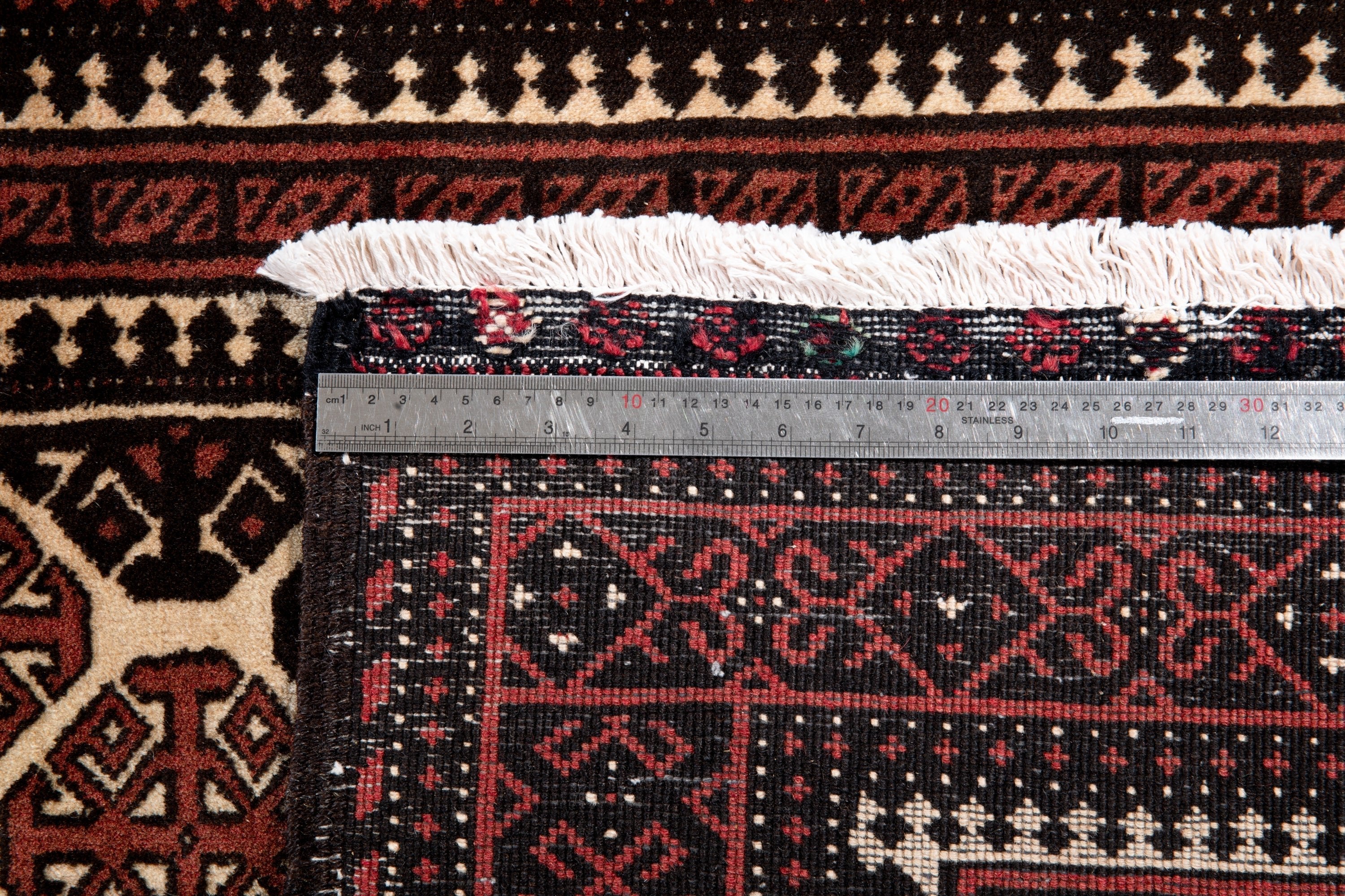 Hand-Knotted Vintage Wool Area Rug – 6' 3" x 3' 3" (192 x 100 cm) - Yasi & Fara