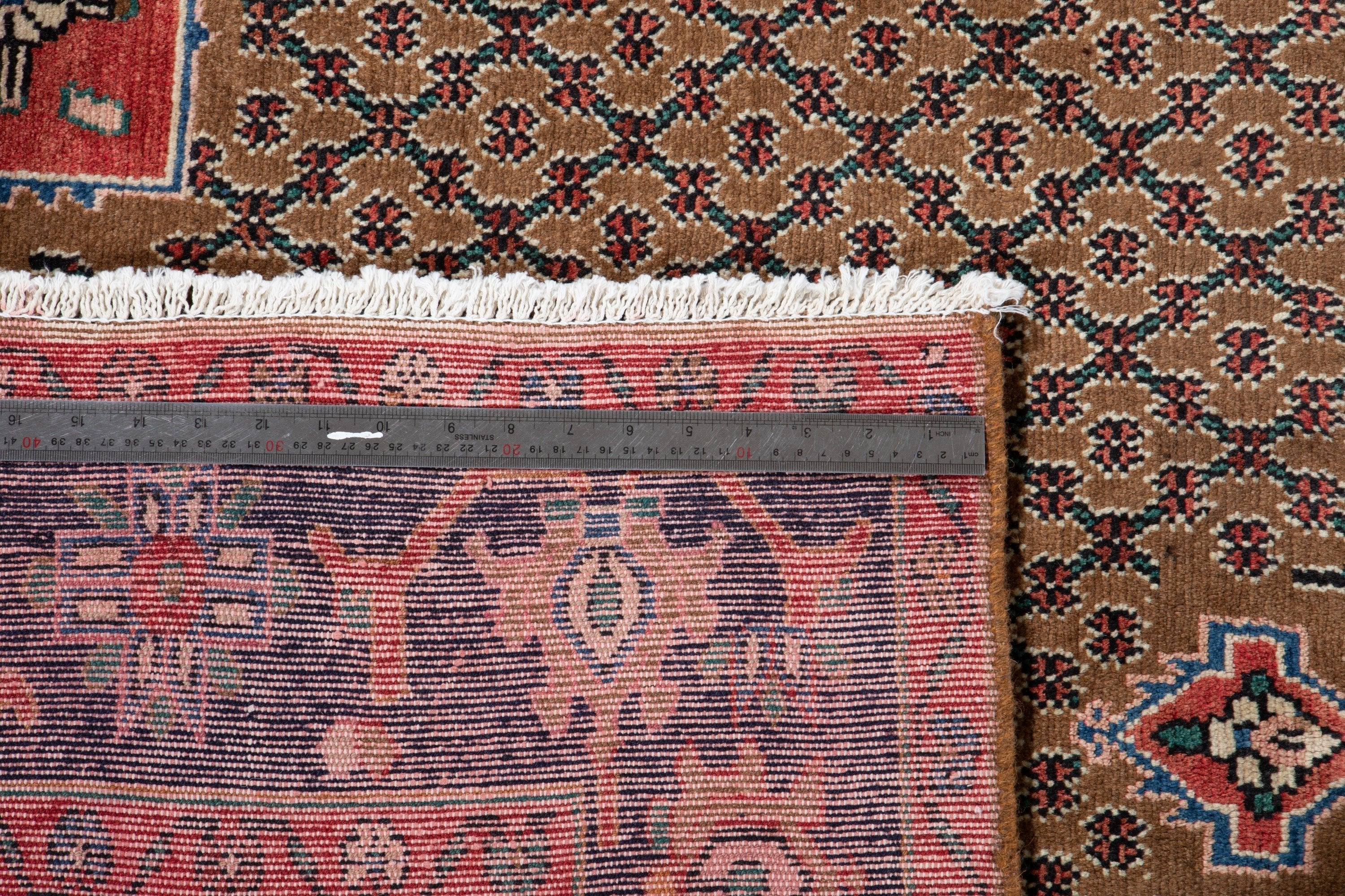 Hand-Knotted Vintage Wool Area Rug – 9' 10" x 4' 11" (300 x 151 cm) - Yasi & Fara