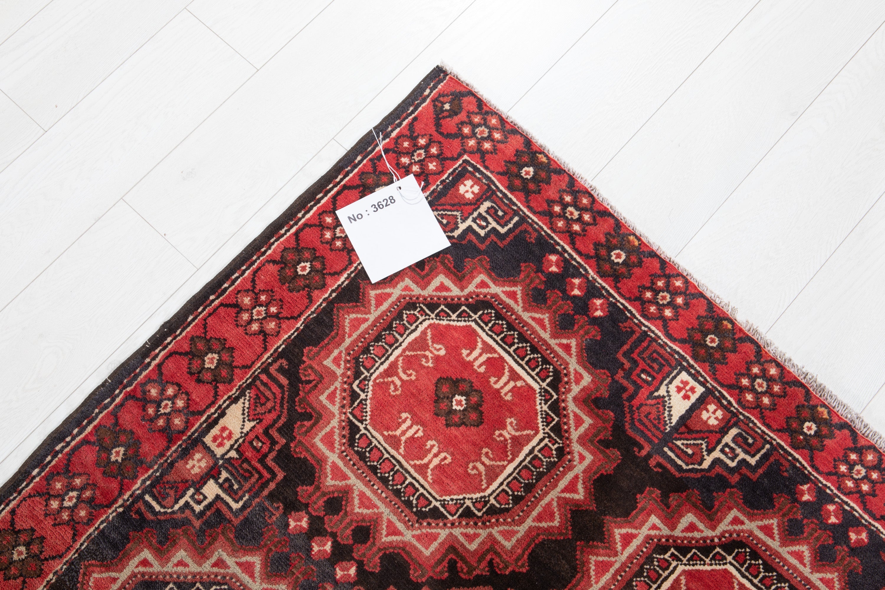 Hand-Knotted Vintage Wool Runner Rug – 10' 3" x 3' 5" (312 x 104 cm) - Yasi & Fara