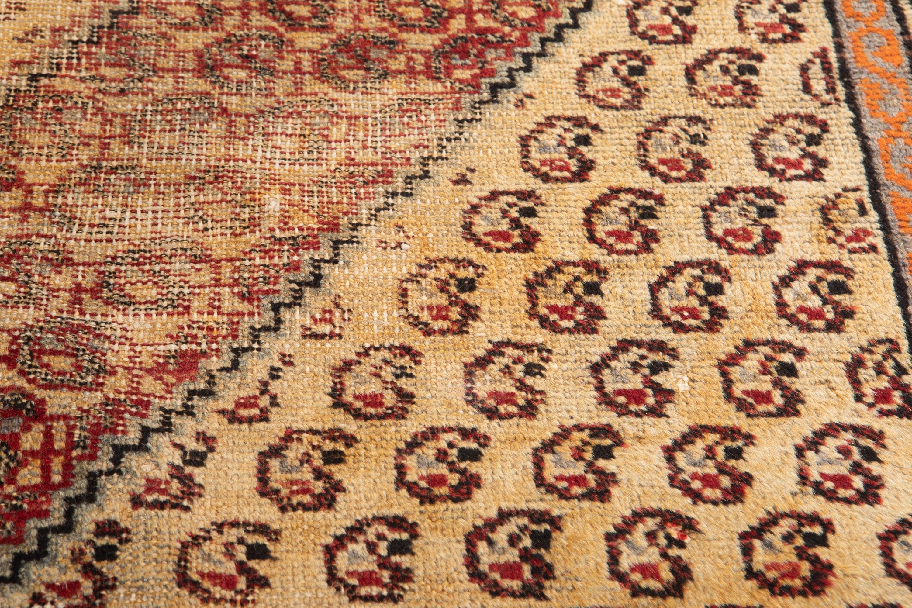 Hand-Knotted Vintage Wool Area Rug – 5' 10" x 3' 6" (178 x 108 cm) - Yasi & Fara