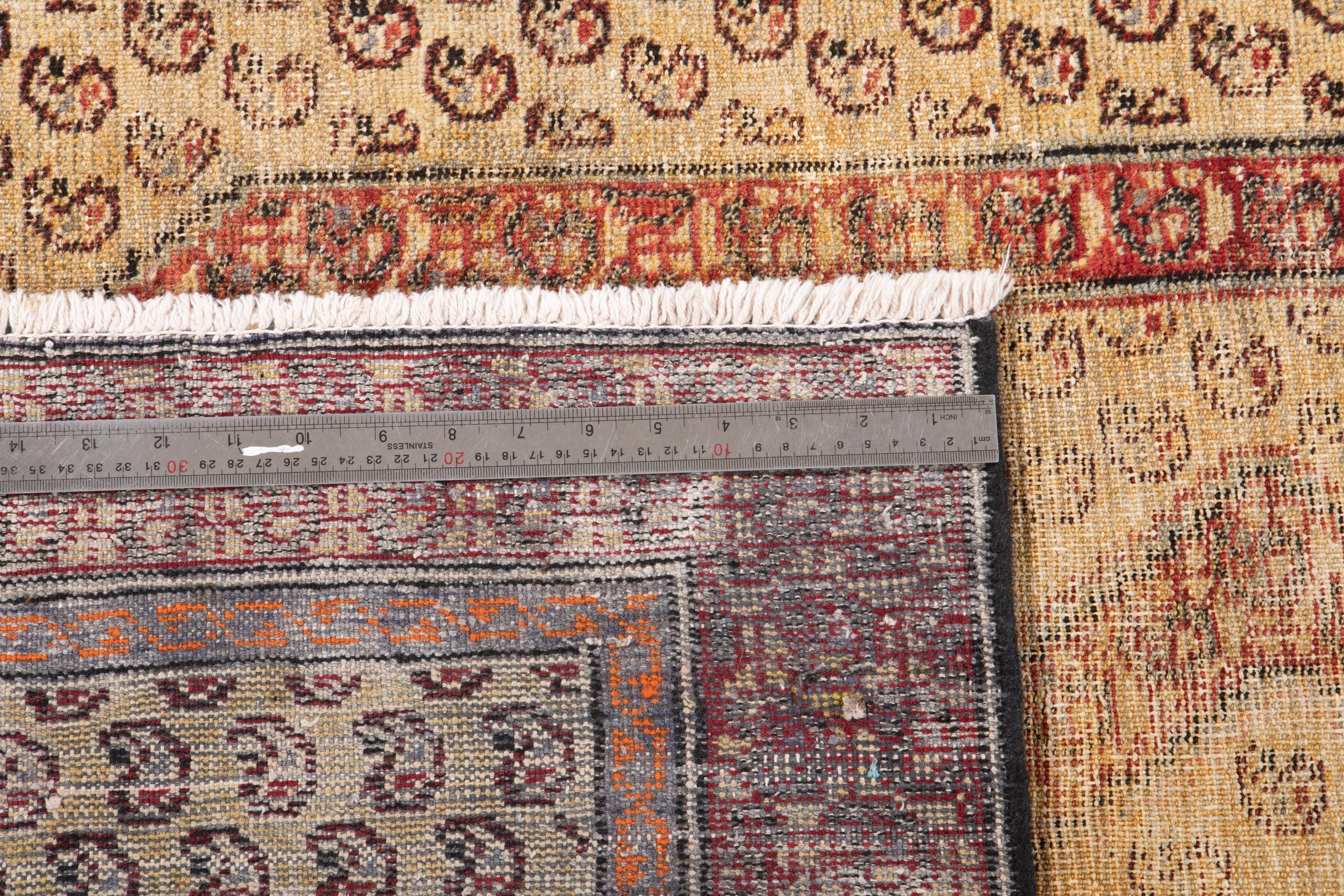 Hand-Knotted Vintage Wool Area Rug – 5' 10" x 3' 6" (178 x 108 cm) - Yasi & Fara