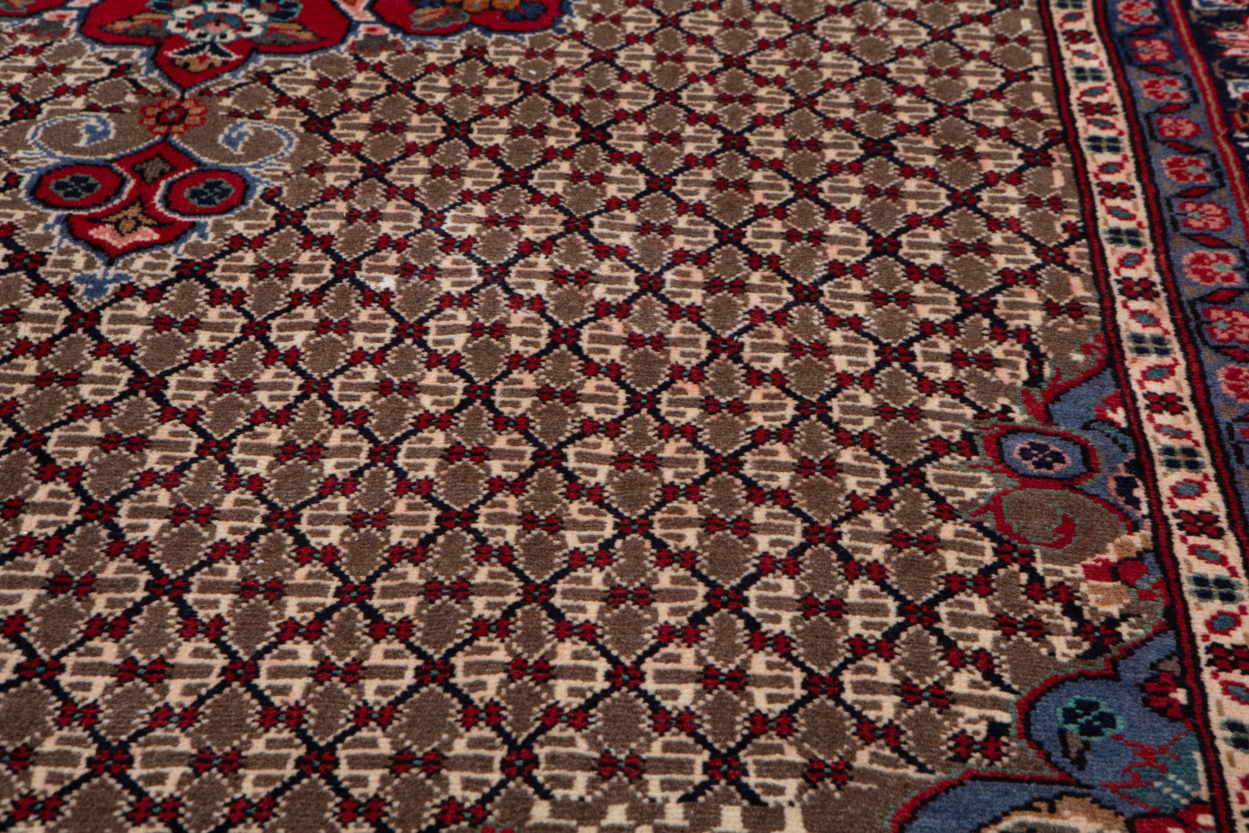 Hand-Knotted Vintage Wool Area Rug – 9' 10" x 5' 1" (300 x 155 cm) - Yasi & Fara