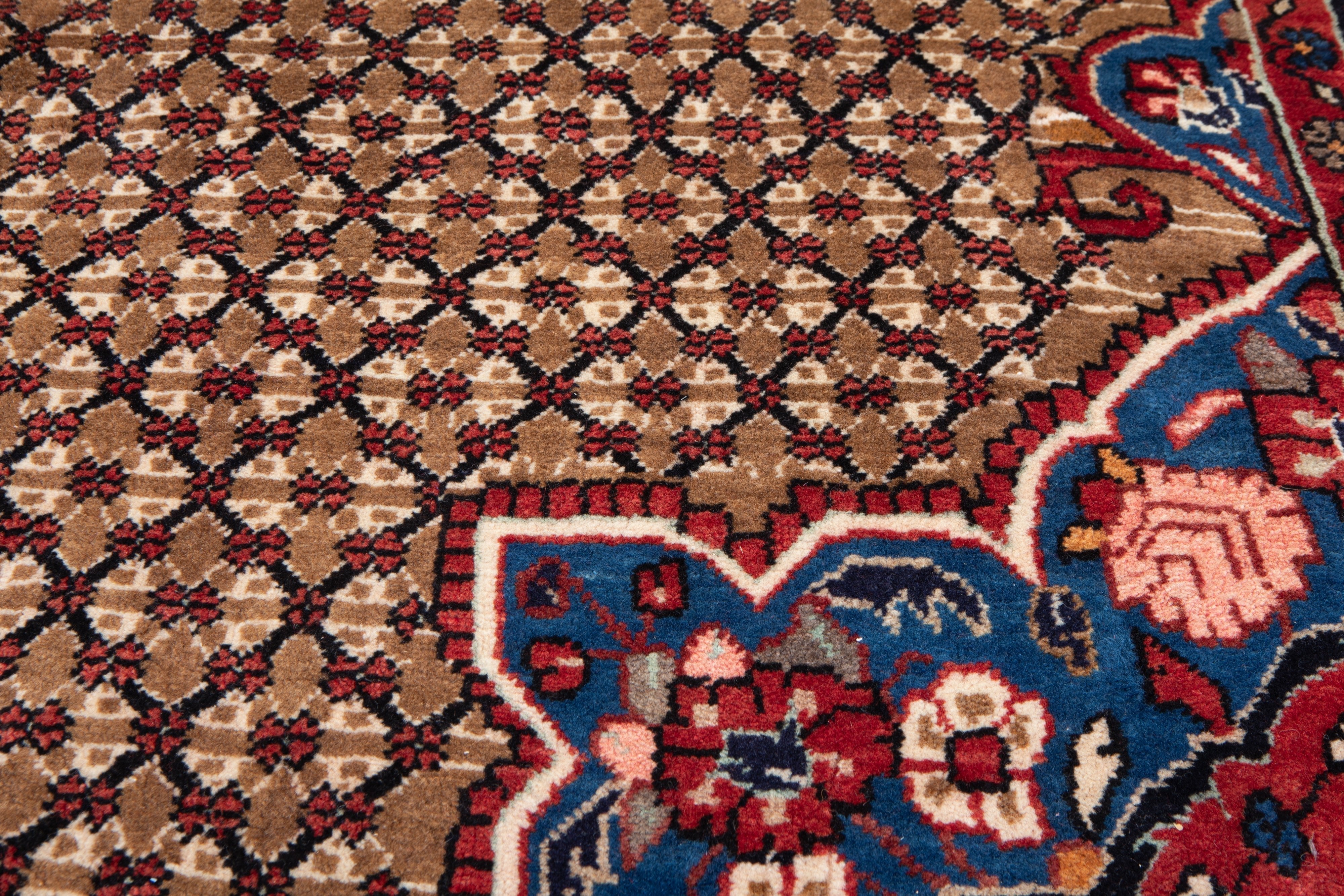 Hand-Knotted Vintage Wool Area Rug – 10' 5" x 5' 1" (317 x 155 cm) - Yasi & Fara