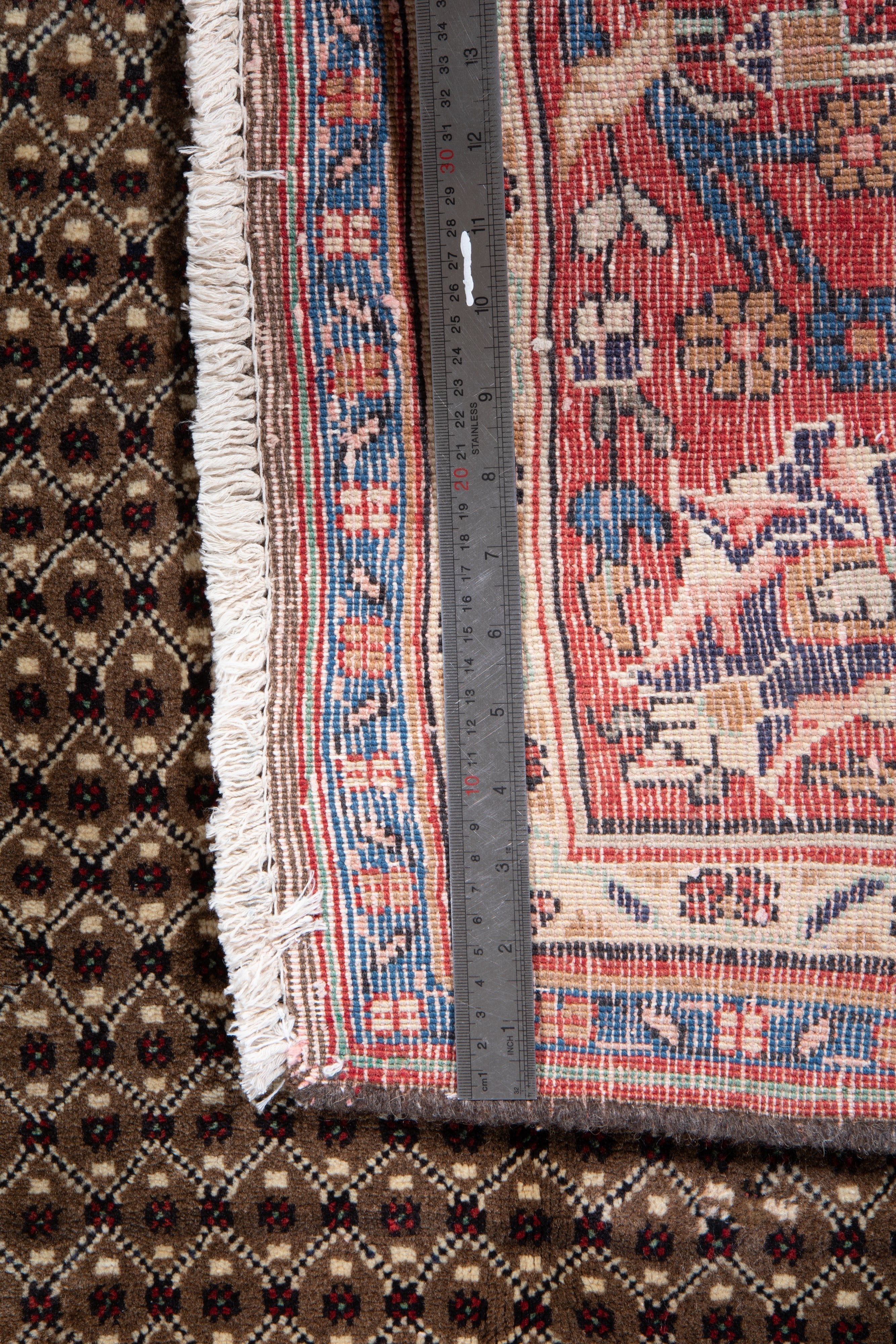 Hand-Knotted Vintage Wool Area Rug – 10' 6" x 5' 1" (320 x 156 cm) - Yasi & Fara