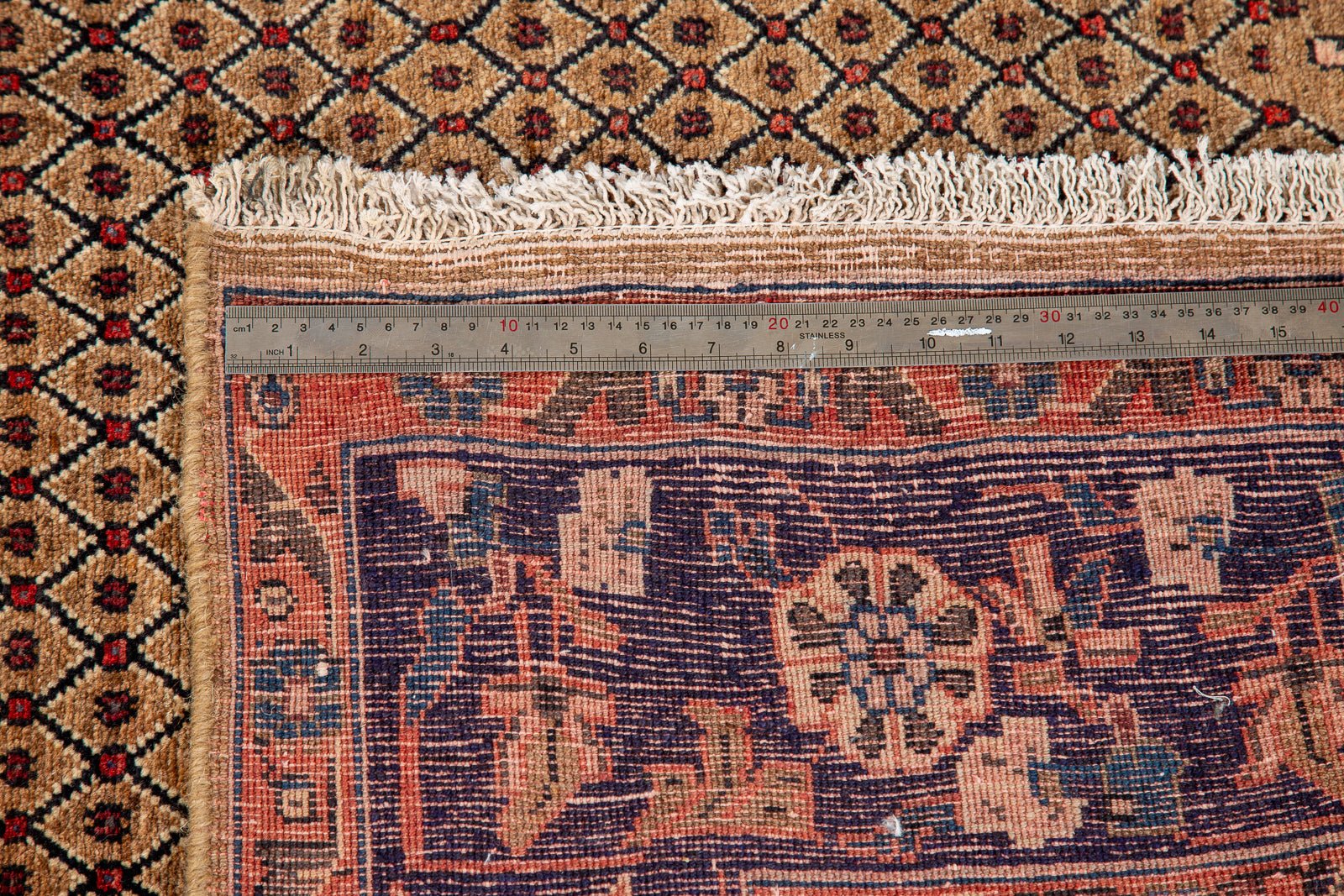 Hand-Knotted Vintage Wool Area Rug – 9' 9" x 4' 10" (297 x 148 cm) - Yasi & Fara