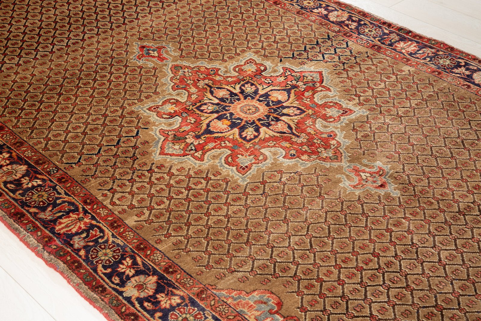 Hand-Knotted Vintage Wool Area Rug – 10' 2" x 5' 1" (310 x 156 cm) - Yasi & Fara