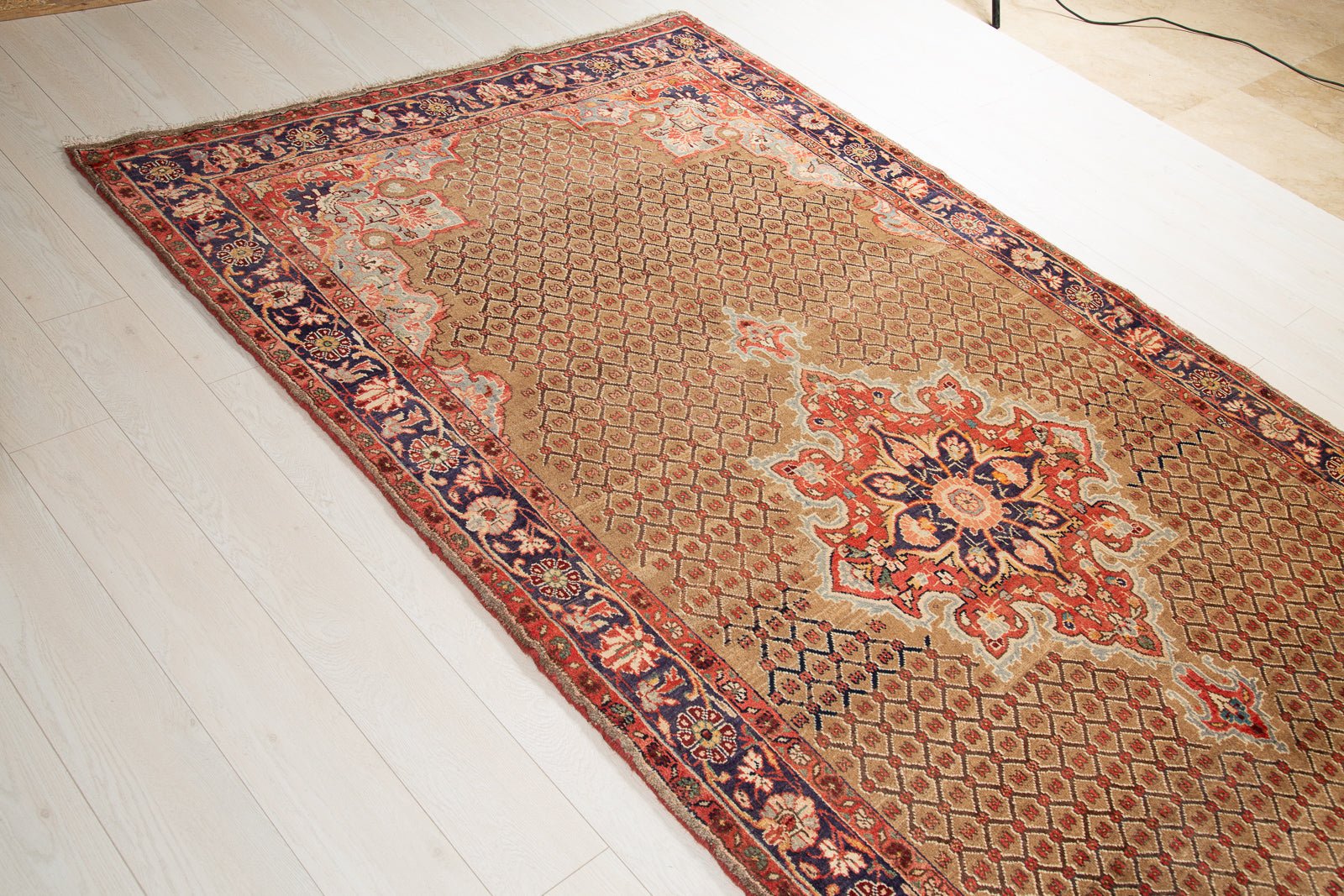 Hand-Knotted Vintage Wool Area Rug – 10' 2" x 5' 1" (310 x 156 cm) - Yasi & Fara