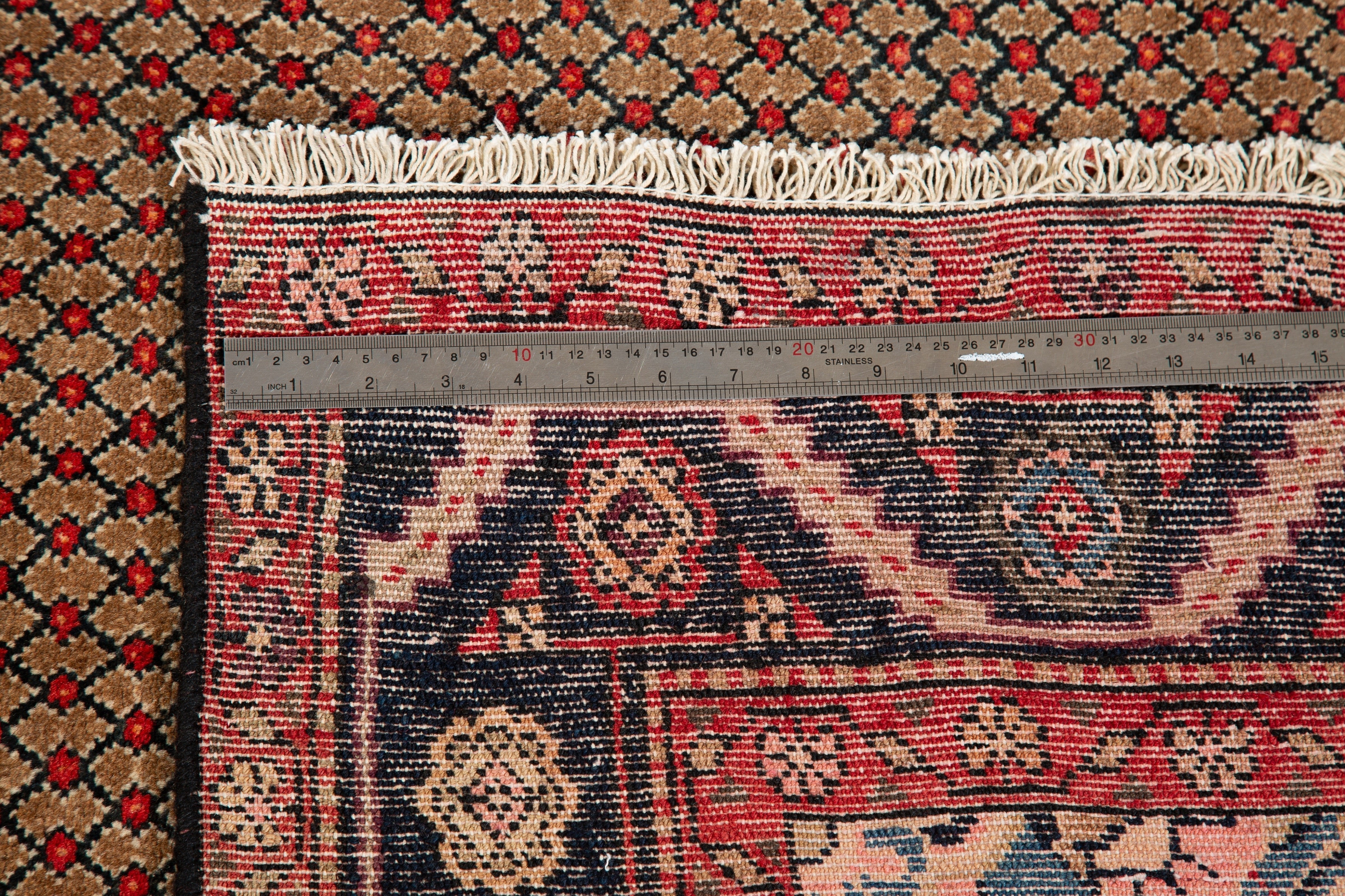Hand-Knotted Vintage Wool Area Rug – 9' 5" x 4' 10" (287 x 146 cm) - Yasi & Fara
