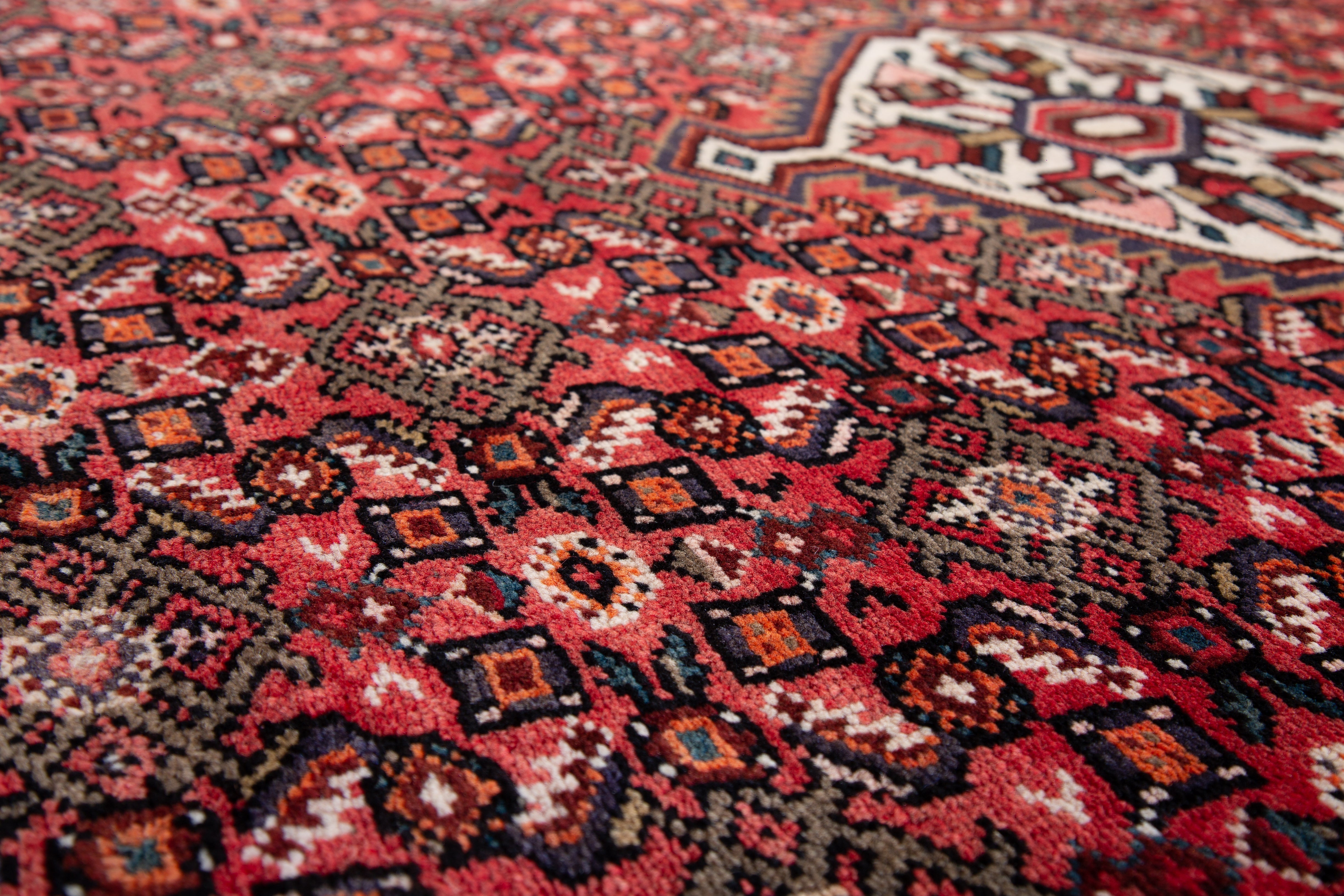 Hand-Knotted Vintage Wool Runner Rug – 9' 9" x 4' 1" (298 x 125 cm) - Yasi & Fara