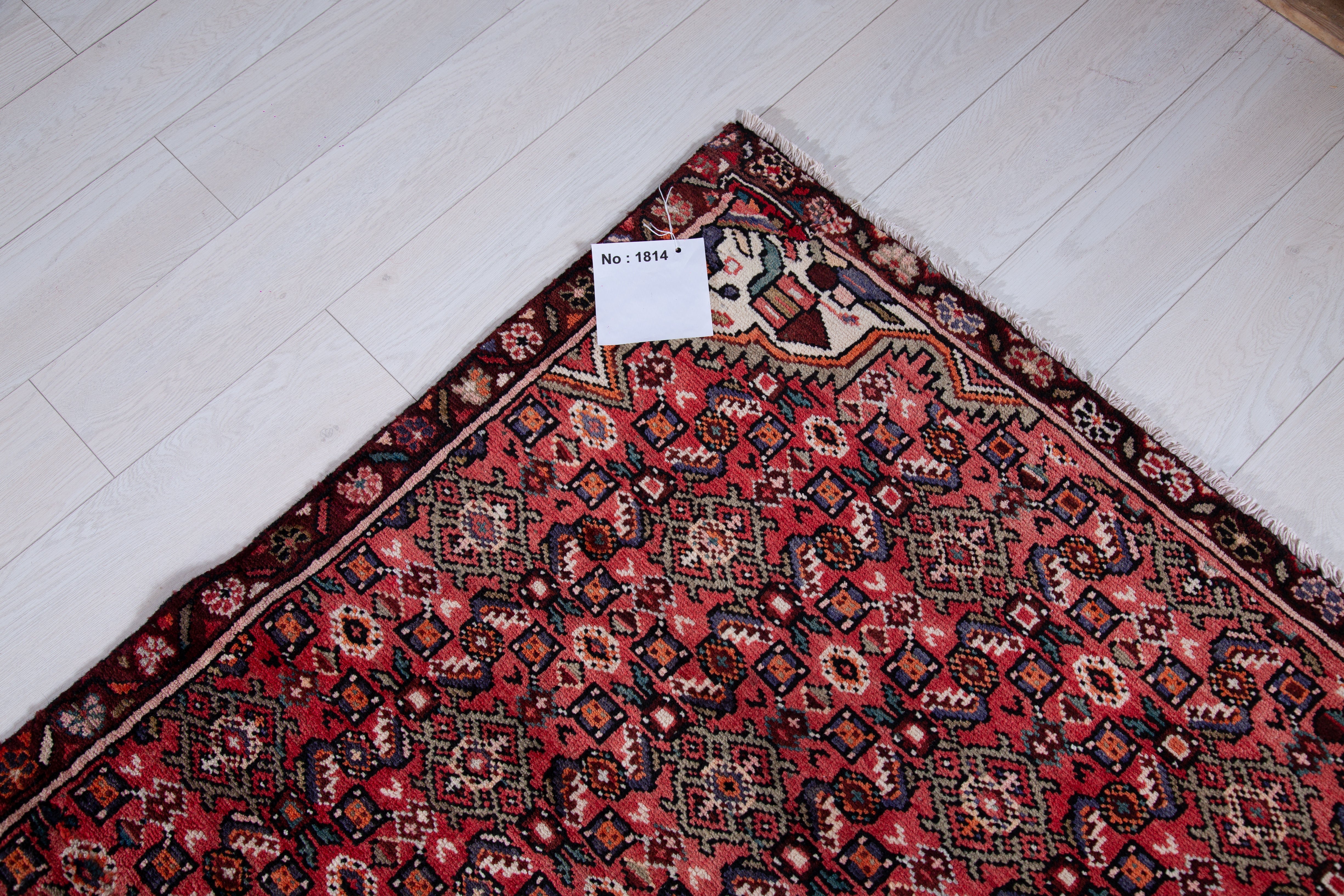 Hand-Knotted Vintage Wool Runner Rug – 9' 9" x 4' 1" (298 x 125 cm) - Yasi & Fara