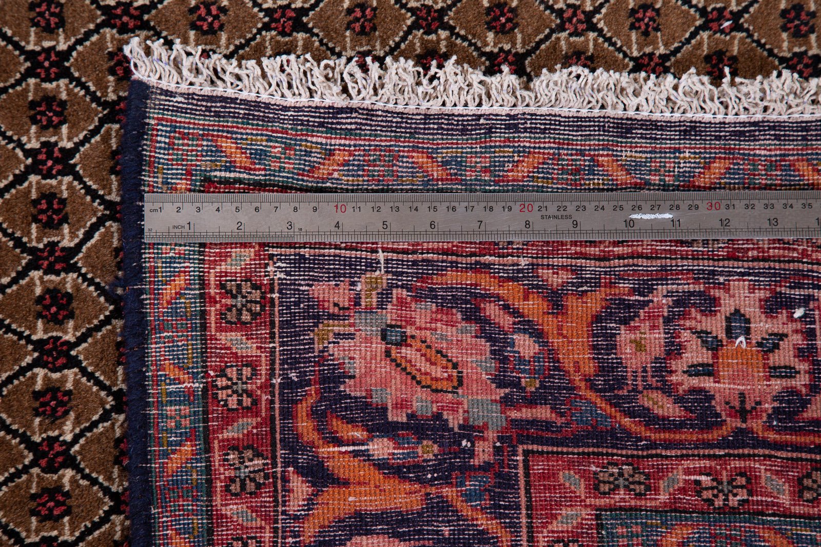 Hand-Knotted Vintage Wool Area Rug – 11' 1" x 5' 1" (338 x 154 cm) - Yasi & Fara