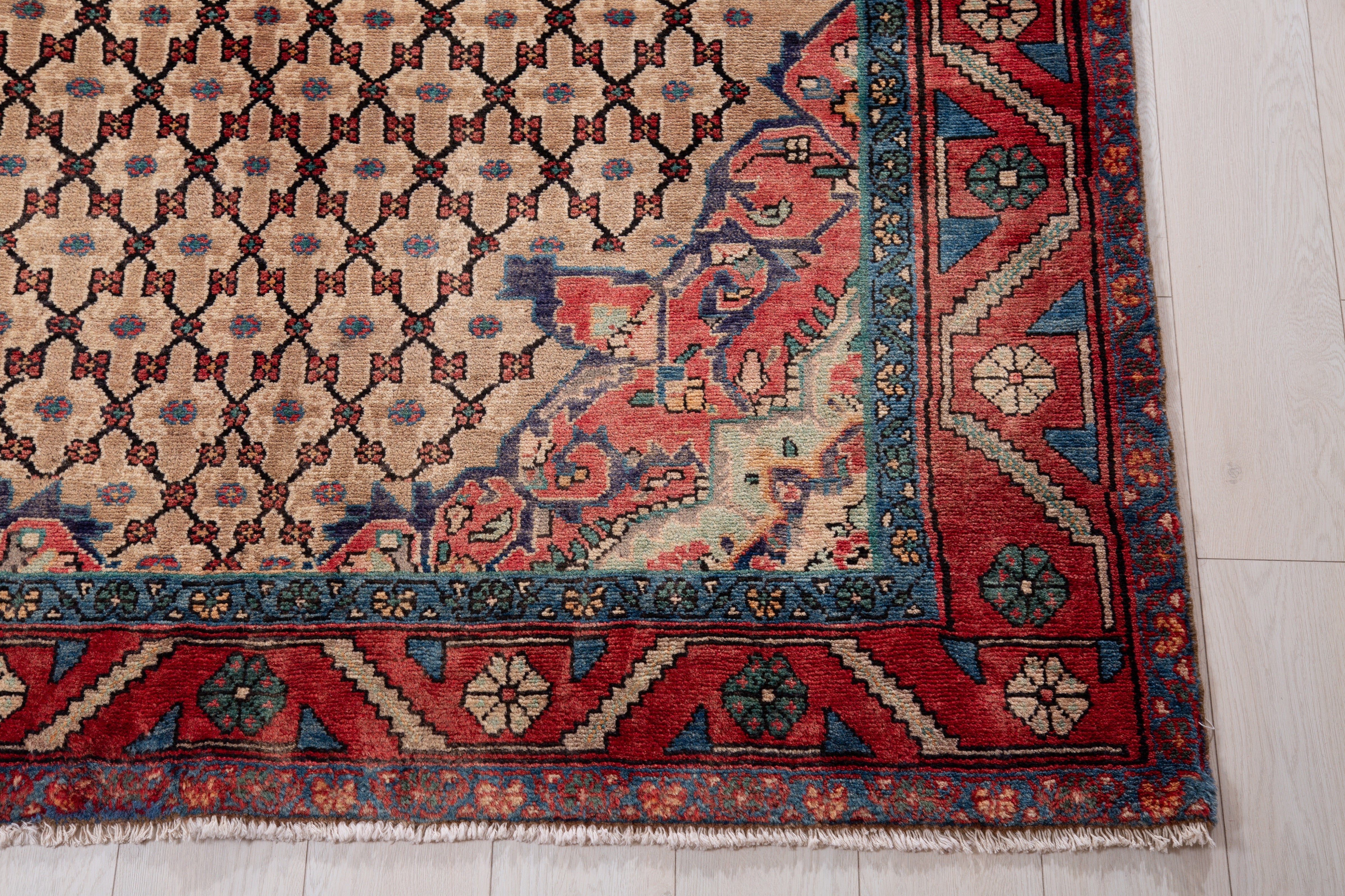 Hand-Knotted Vintage Wool Area Rug – 10' 2" x 5' 3" (311 x 159 cm) - Yasi & Fara