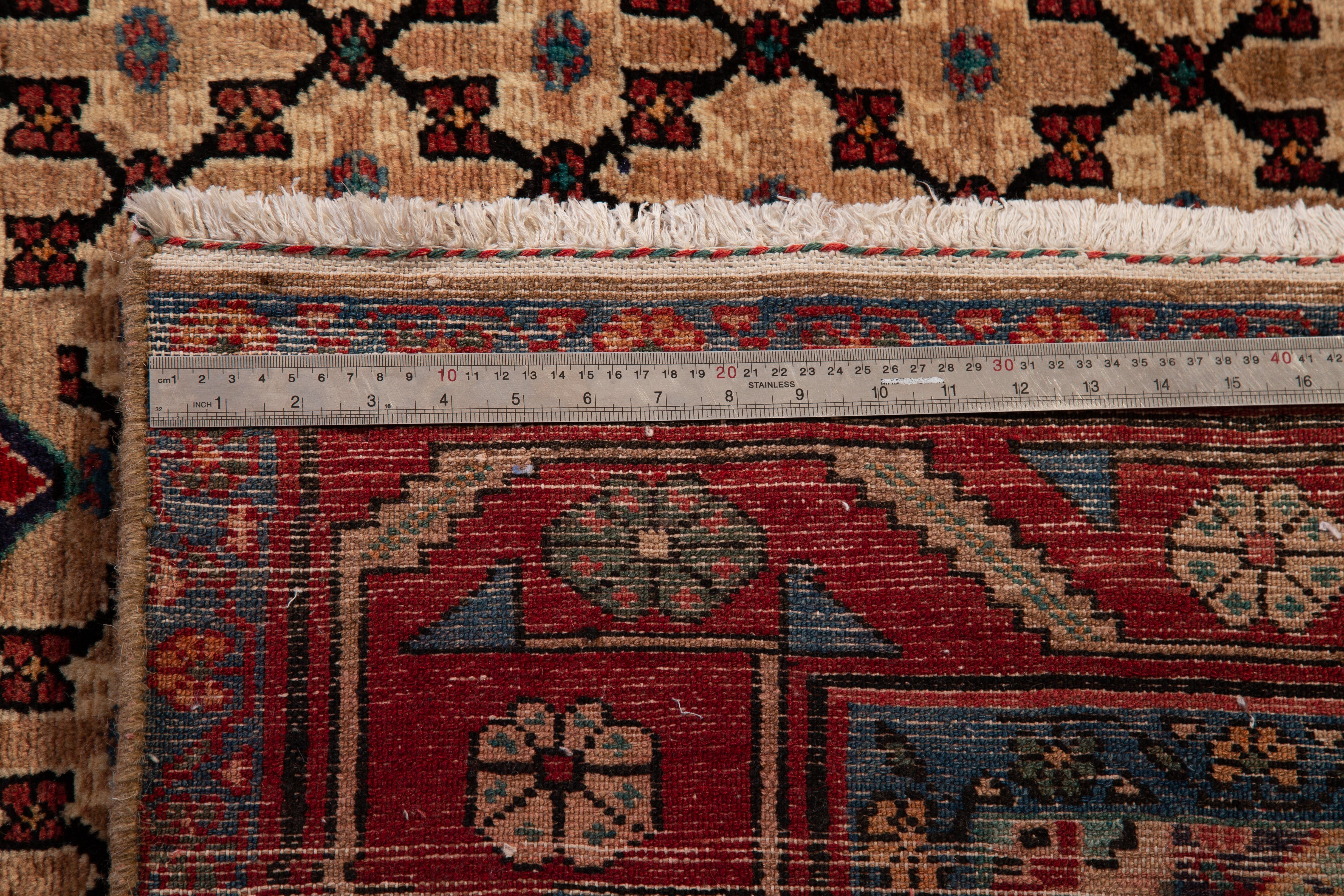 Hand-Knotted Vintage Wool Area Rug – 10' 2" x 5' 3" (311 x 159 cm) - Yasi & Fara