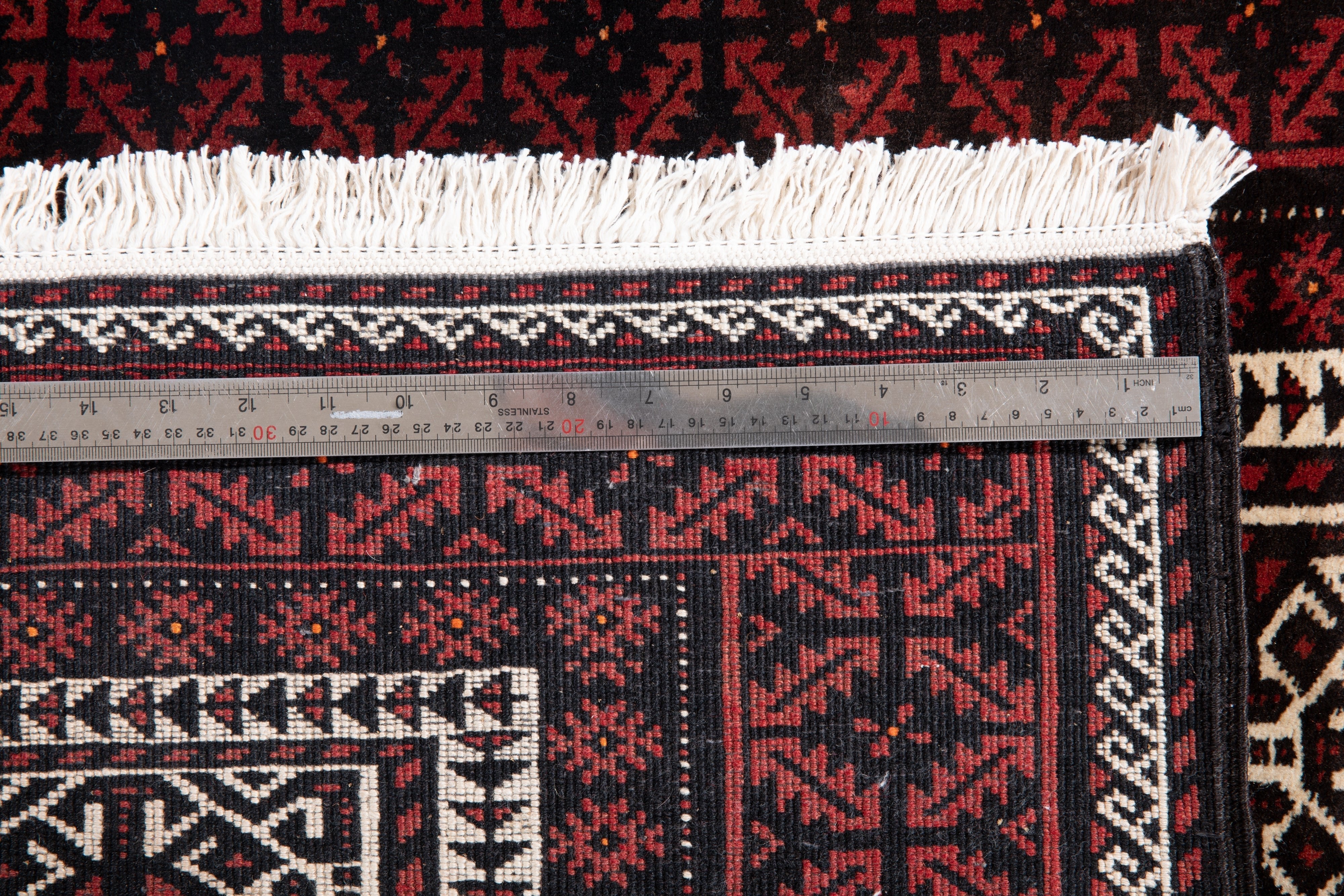 Hand-Knotted Vintage Wool Area Rug – 6' 7" x 3' 3" (202 x 100 cm) - Yasi & Fara