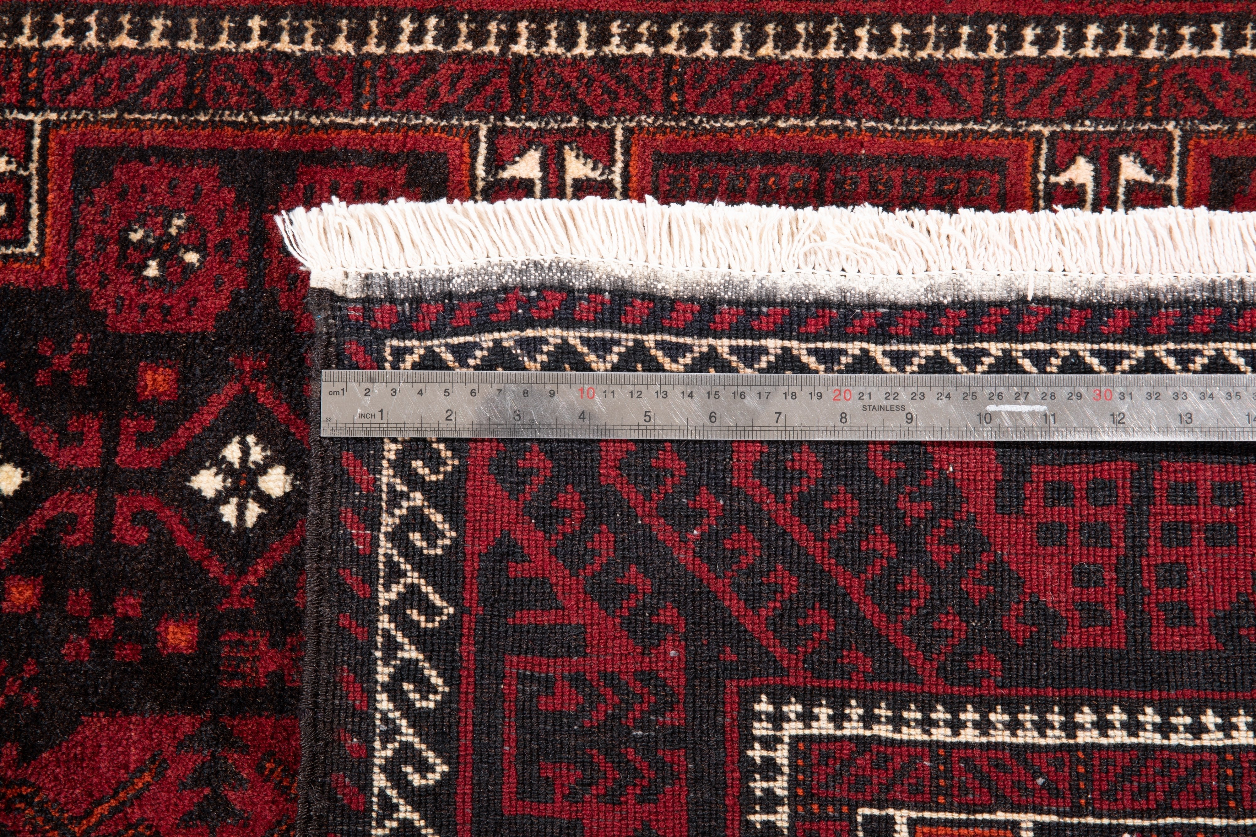 Hand-Knotted Vintage Wool Area Rug – 6' 4" x 3' 3" (193 x 100 cm) - Yasi & Fara