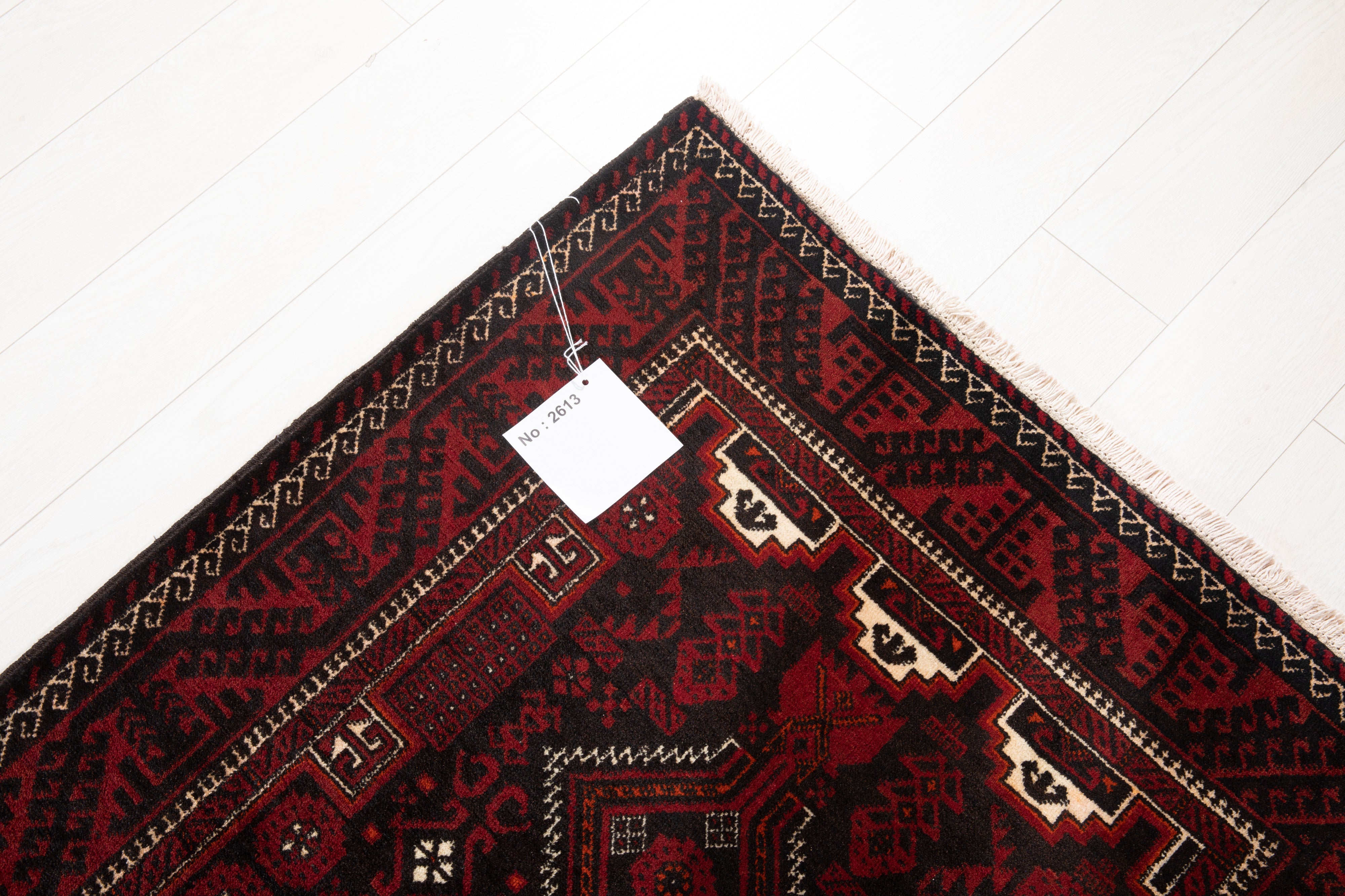 Hand-Knotted Vintage Wool Area Rug – 6' 4" x 3' 3" (193 x 100 cm) - Yasi & Fara