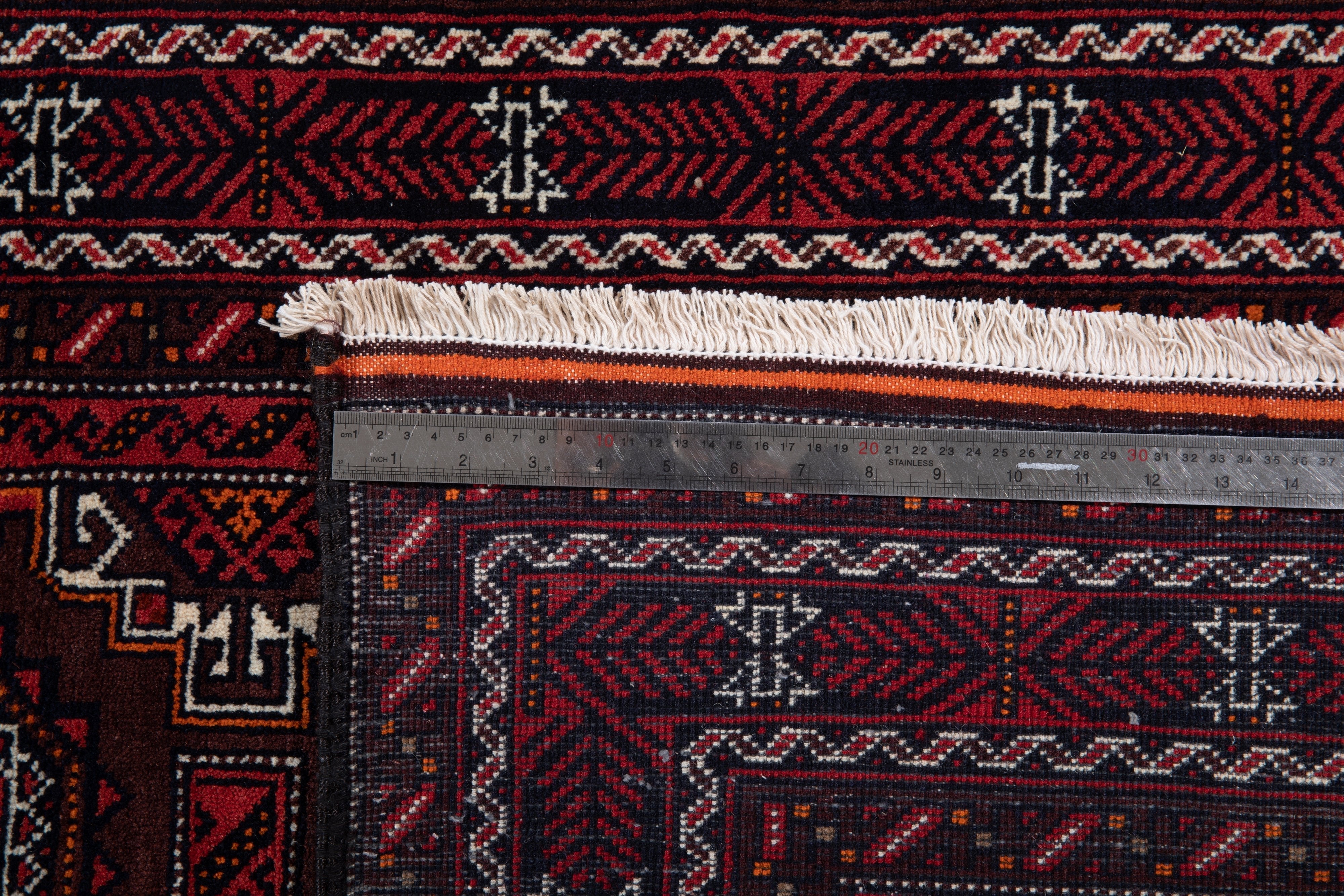 Hand-Knotted Vintage Wool Area Rug – 6' 8" x 3' 6" (203 x 106 cm) - Yasi & Fara