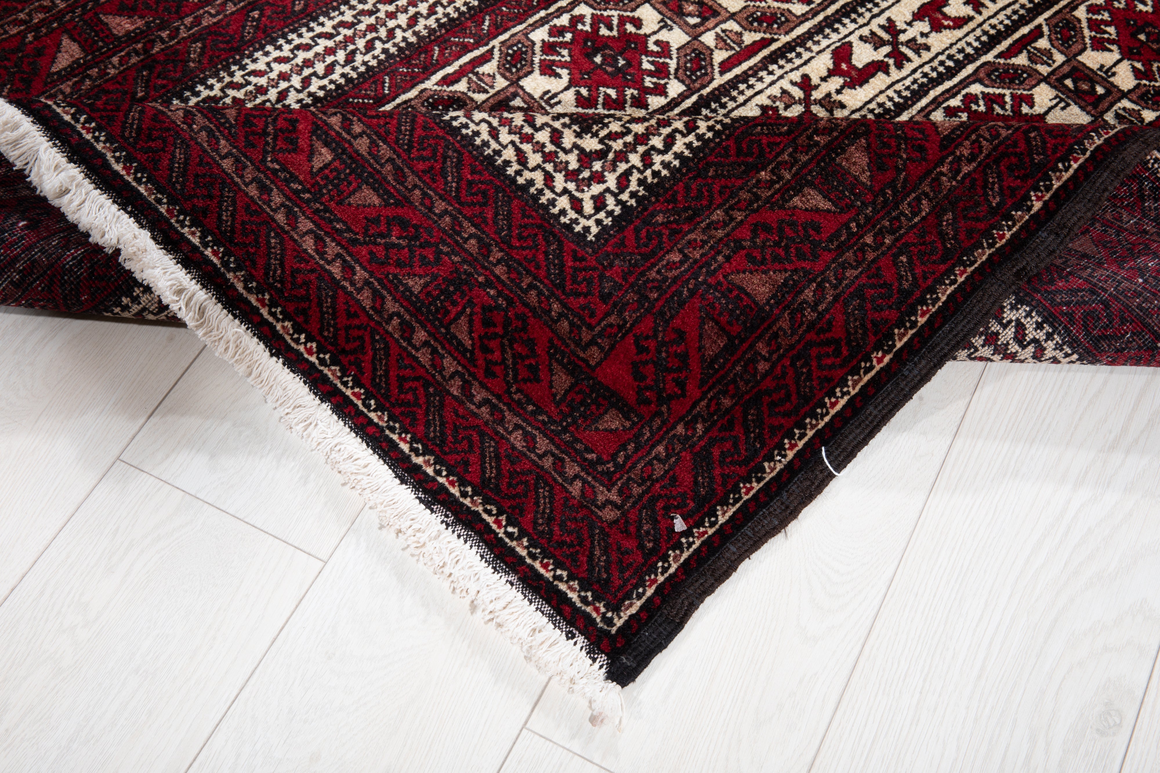Hand-Knotted Vintage Wool Area Rug – 5' 10" x 3' 2" (178 x 97 cm) - Yasi & Fara